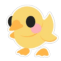 Chick Sticker  - Rare from Pets Plus Sticker Pack